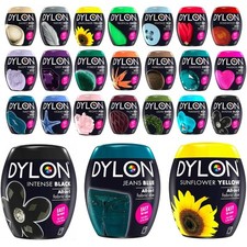 DYLON Machine Dye Pods 350g Various Colours for DIY Clothing Jeans Towels Fabric