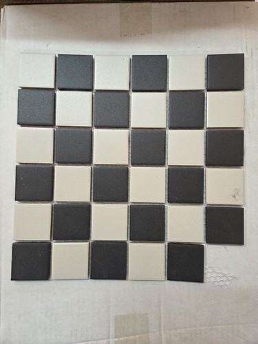 Victorian black white chequer - victorian, black/white