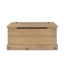 Corona pine ottoman storage - ottoman,