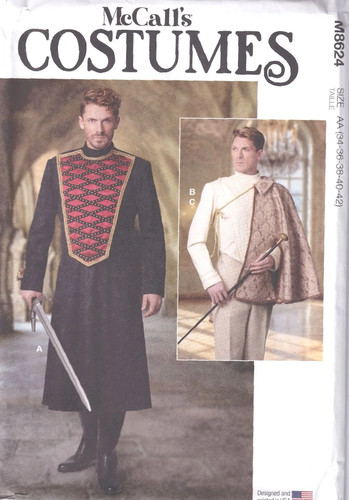 Mccalls 8624 mens costume - mccalls,