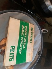 Suzuki pe175 owners manual