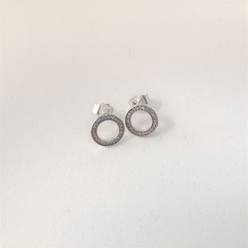 Pandora forever stud - stud, earrings