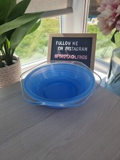 Vintage 50s Blue Sprayware