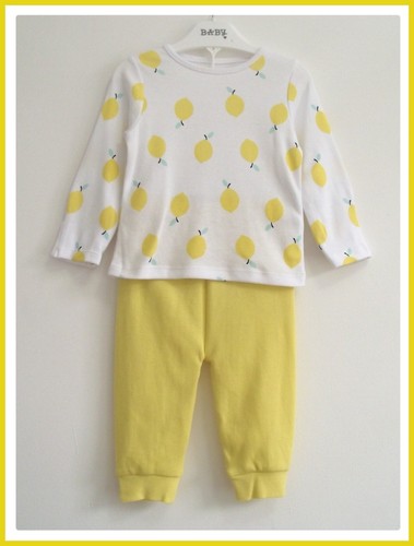 Baby girls pyjamas set - set, fruity