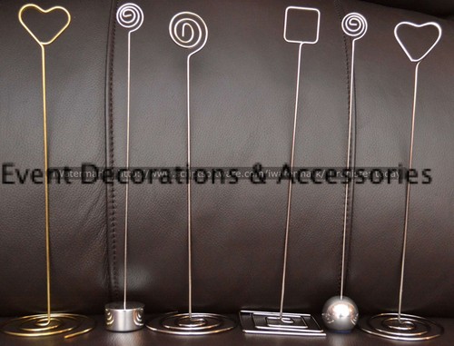 Wedding table number holders - number,
