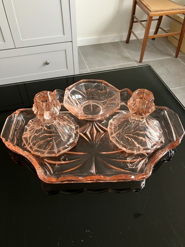 Vintage dressing table set - table,