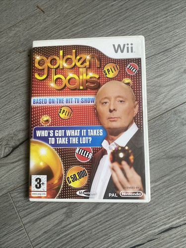 Golden balls wii - golden, boxed