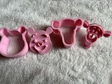 Winnie The Pooh & Tigger Cookie Cutter Baking Stencil Mould Set of 2 UK SELLER