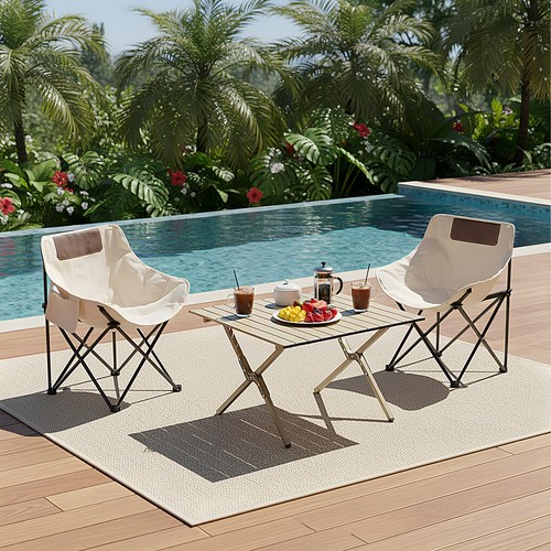 Folding camping table - camping,