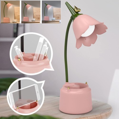 Led flower desk - lamp, cordless