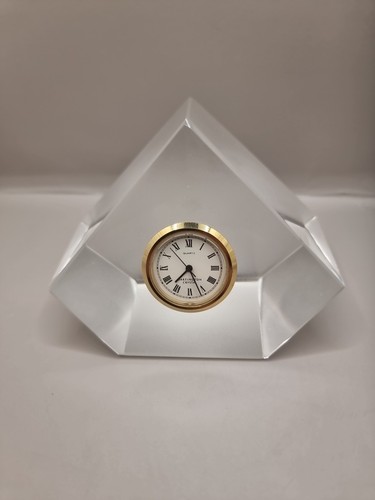 Vintage sided glass - glass, clock