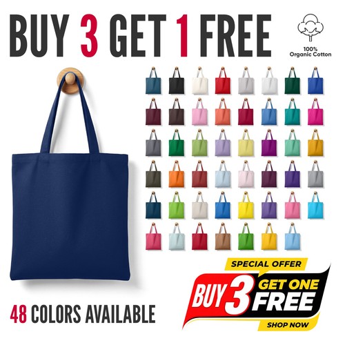 Plain tote bag diy - tote, canvas