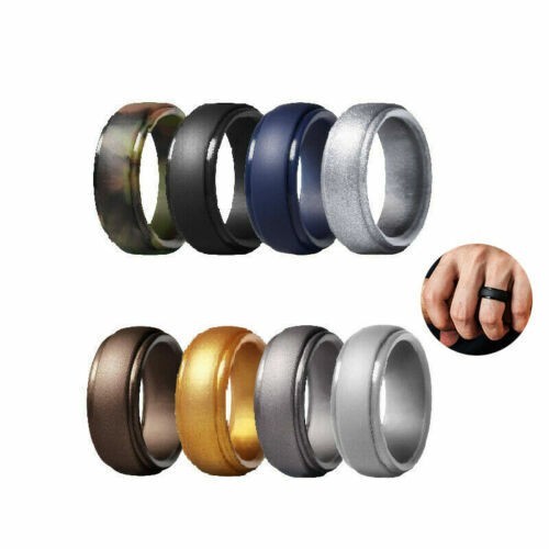Men fashion silicone ring - silicone,