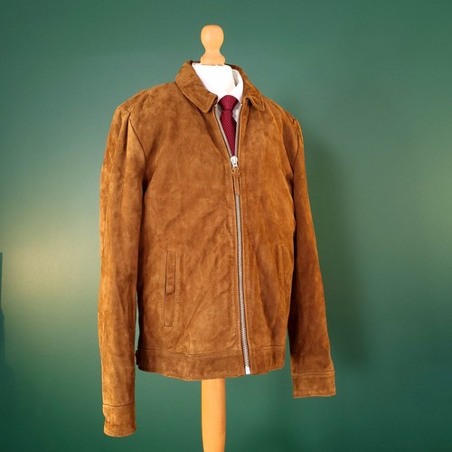 Superdry suede leather jacket - suede,