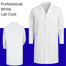 White medical lab coat - white,
