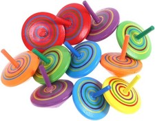 Wooden Spinning Top,20 PCS