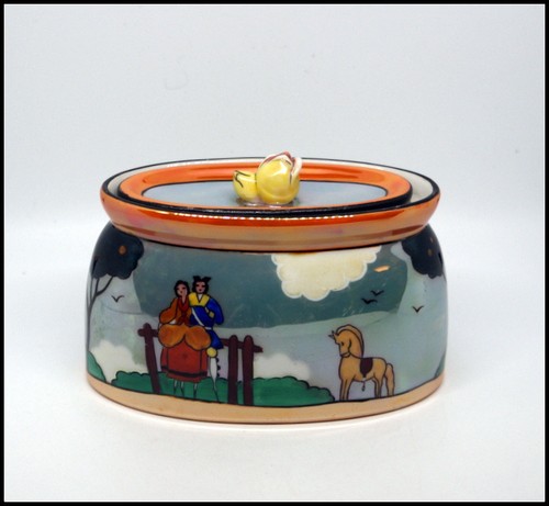 Noritake art deco lusterware - art,