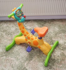 TOY VTECH V-TECH GIRAFFE BOUNCE AND RIDE ELECTRONIC EDUCATIONAL TOY