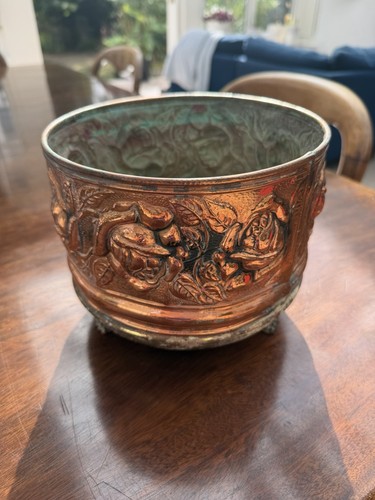 Elpec antique plant pot with - elpec,