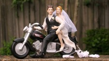 Motorcycle Biker Wedding Cake