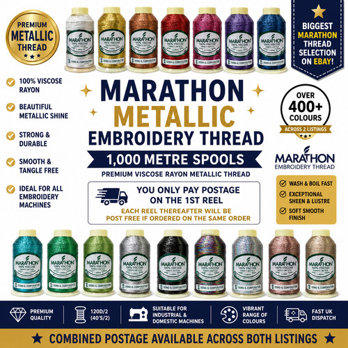 Marathon metallic embroidery - marathon,
