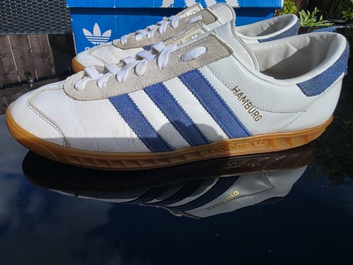 Adidas hamburg white blue - hamburg,