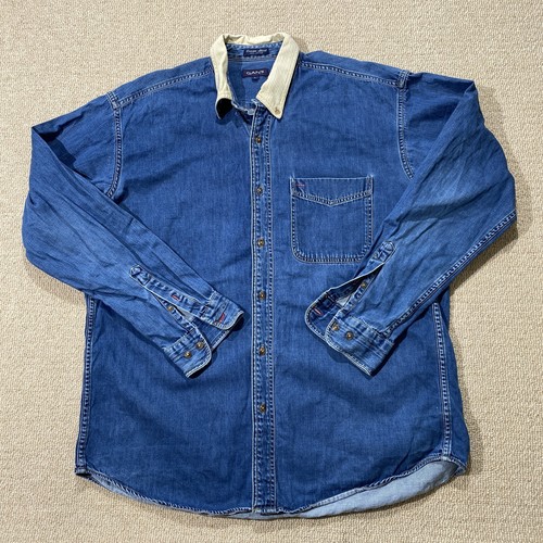 Gant denim shirt mens large - gant,