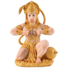 Gold Hanuman Statue Indian