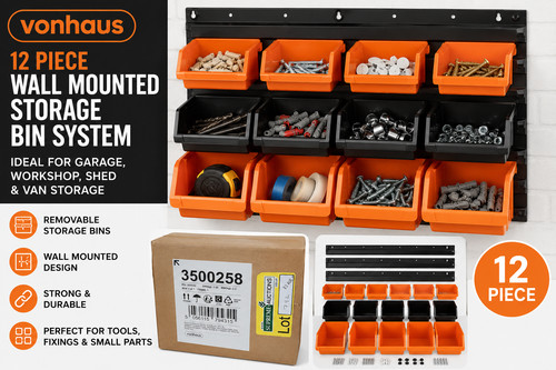 Wall mount bin storage - storage, –
