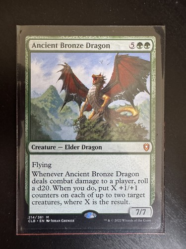 Ancient bronze dragon - dragon, near