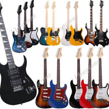 New Glarry Multi-Style Electric Guitar Full Set with Bag Pick Wire Tool Strap