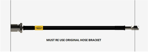 Front left hel - brake, hose