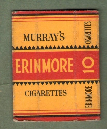 Old empty cigarette packet - empty,