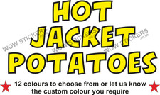 Catering Trailer sticker Hot