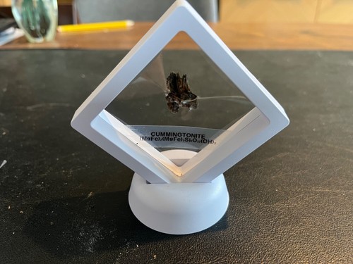Cummingtonite mineral sample - -,