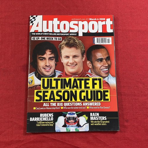 Autosport magazine march - magazine, 6