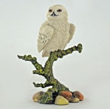 Owl On Branch Sculpture
