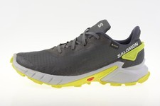 Salomon AlphaCross 4 GTX GORE-TEX Grey 470667 Men's Running Trainers Size UK 7
