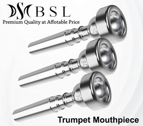 Silver plated trumpet - silver,