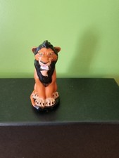 Rare The Lion King Walt Disney Scar Plastic Toy Sitting 3”
