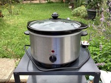 George Home 3L Slow Cooker - Stainless Steel  3l 