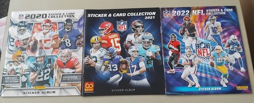 Nfl unused sticker albums - sticker,