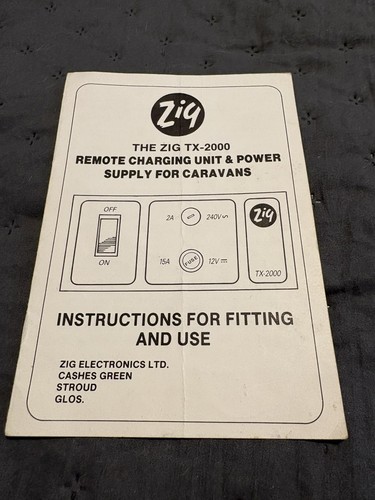 The zig 2000 remote - tx-2000,