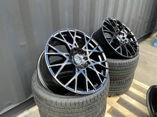 19" VW GOLF MK5,6,7,8 2005-2025, S3 STYLE Genesis2 Gloss Black Alloys x4