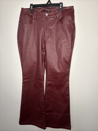 Flamingals burgundy faux - flamingals,
