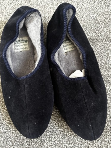 Morlands navy ayr suede - navy,