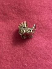 Sterling Silver Pretty Pink Pram Bead Charm By Truth With Gift Bag