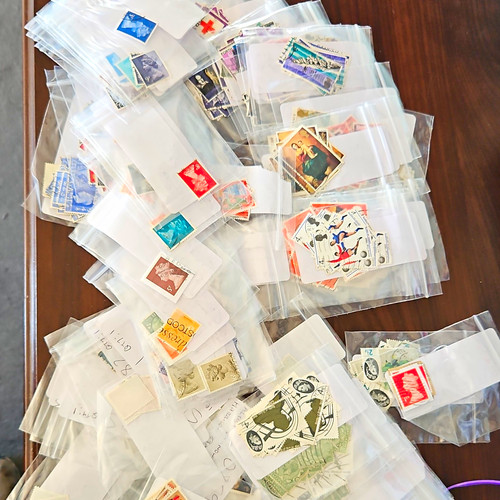 Large collection stamps - large, all