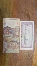 2 Romanian Fine notes (500