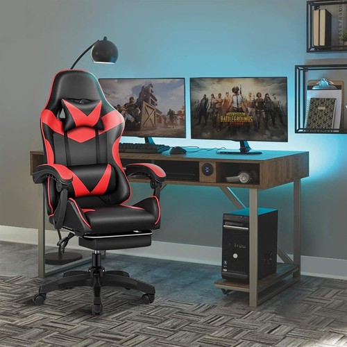 Chair gaming office - chair, leather